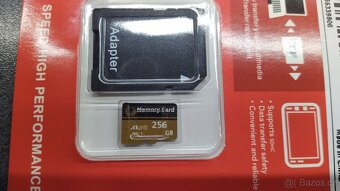NOVÉ MicroSD Paměťové karty 512GB,256GB + Adaptér - 3