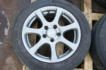 Autec grafitova alu kola VW Seat Skoda Audi 5x112 letni pneu - 3
