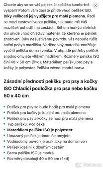 Chladící podložka pro psa nebo kočku - NOVÁ - 3