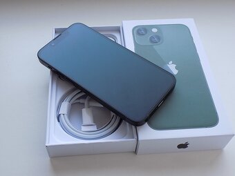 APPLE iPhone 13 mini 128GB Green - ZÁRUKA - TOP STAV - 3