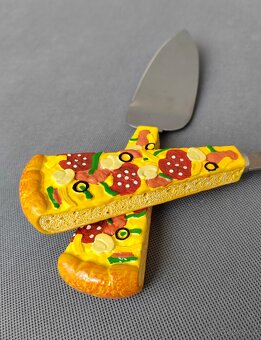 Kráječi kolečko a lopatka na pizzu od Sagaform (Švédsko) - 3