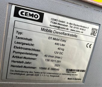 Mobilní nádrž na naftu 440l - 3