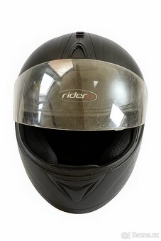 🛵 Výklopná moto helma Rider Q – integrované slunečnà hledà - 3