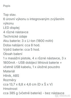 Masážní pistole - 3
