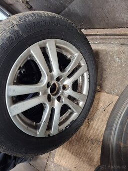 Prodám alu na zimu 5x100 r15 - 3