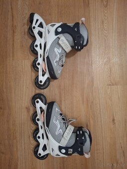 Kolečkové brusle Decathlon – rostoucí, vel. 32-35 - 3