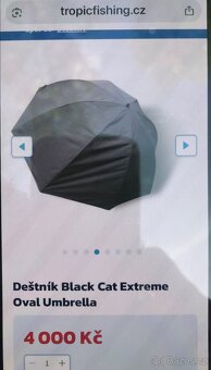 Deštník Black cat extreme oval - 3