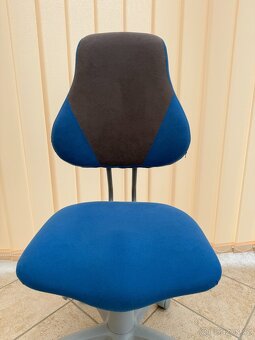 Dětská rostoucí židle Fuxo V-line - modrá/šedá - 3