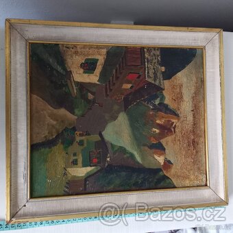 Obraz - horská vesnička - 3