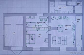 Byt 3+KK - 119 m2 v RD s garáží, pozemek 206 m2, Rosice - 3