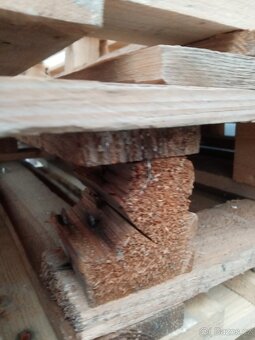 Dřevěné standardní palety  120 x 80cm, použité. - 3