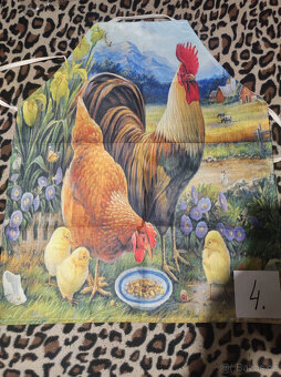 Slepičky,kohouti,kuřátka -- Zástěry - 3