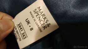 Dámský, dlouhý, zimní, černý kabát S Marks&Spencer - 3
