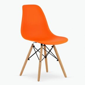 Oranžová a růžová židle - 3