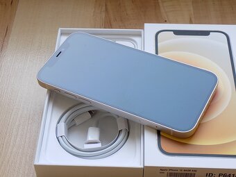 APPLE iPhone 12 64GB White - ZÁRUKA - PĚKNÝ STAV - 3