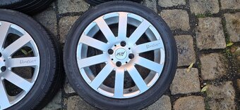 16" lité disky, 4x108, 7x16", ET25 letní 195/50/16 - zašl - 3