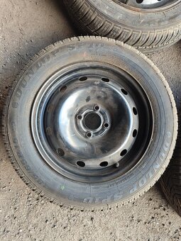 Prodám sadu disků 6Jx15H2 ET43 + let. pneu 185/65/R15 88T - 3