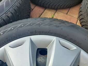 Zimní sada FORD 5x108 R16 pneu 215/60 R16 8mm rok 2023 - 3