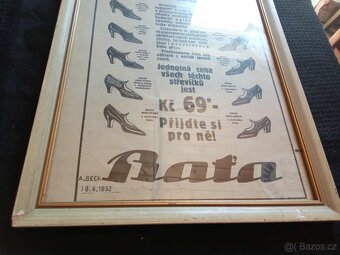 reklama BATA , 30 te roky . - 3