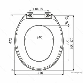 ALCAPLAST WC sedátko Basic Antibacterial ALC-A6550 - 3