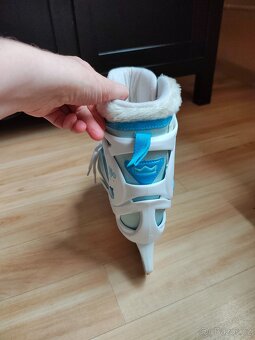 Dětské brusle rostoucí vel. 35-38- jako nové - 3