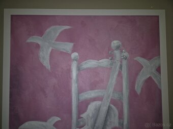 Prodám obraz – Vladimír Komárek (1998), olej na plátně - 3