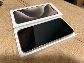 iPhone 15 Pro Max 256GB přírodní titan, top stav - 3