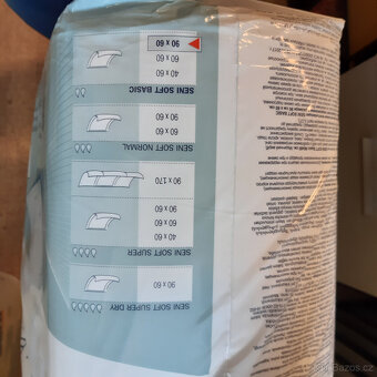 SENI SOFT NORMAL PODLOŽKY ABSORPČNÍ, 90X60CM - 3