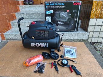 Prodám NEPOUŽITÝ Bezolejový kompresor ROWI DKP 1200/24/1 OF - 3