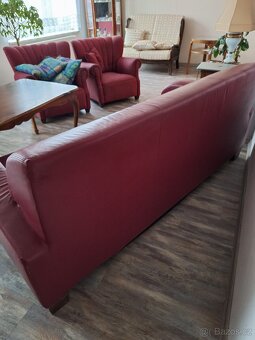 trojsedák kožený - 3