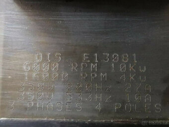 CNC pohony - Servomotor - Frézovací vřeteno SK40 - Lineární - 3