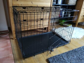 Dog Fantasy skládací klec pro štěně se 2 dvířky vel. L - 3
