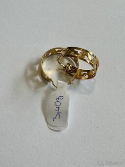 Zlaté náušnice 14k 585/1000 - 3