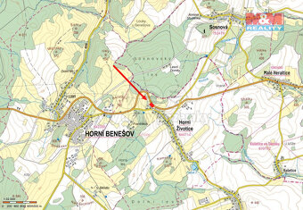 Prodej pozemku k bydlení, 3410 m², Horní Životice - 3