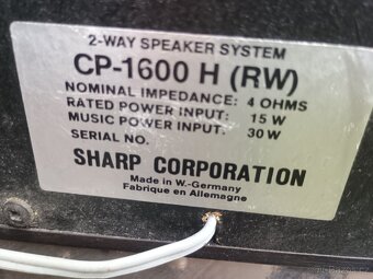 Stereosestava Philips,repro Sharp - 3