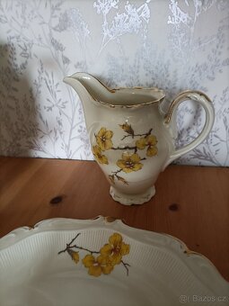 Porcelán, SORAU, čajový servis, starožitnosti, sběratelství - 3
