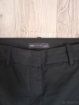 Luxusní kalhoty Marks Spencer UK 12/M vč. saka - 3