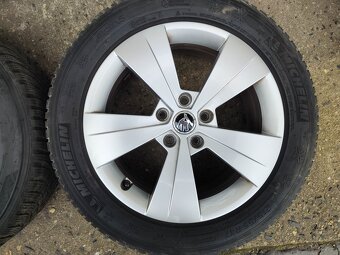 17"zimní alu sada Triton 5x112 origo Škoda Superb 3 Passat  - 3
