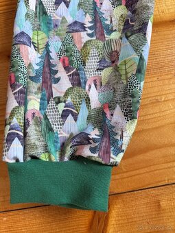 Softshell komplet tmavě šedý- stromy - 3