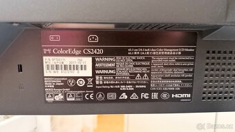 Monitor Eizo ColorEdge CS2420 24” Grafika/ Foto - 3