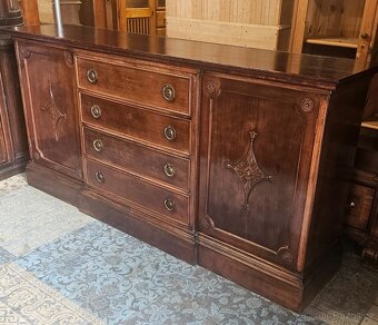 Velká luxusní anglická komoda - 3