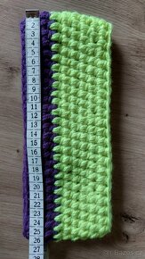 Čepice s čelenkou a šálou - 3