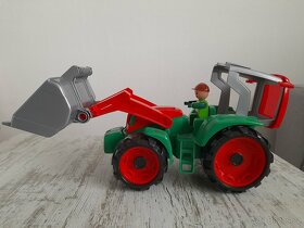 "LENA" Traktor s pohyblivou radlicí a panáčkem - 3