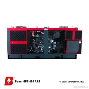 Naftová elektrocentrála Bauer GFS-120 generátor - 3