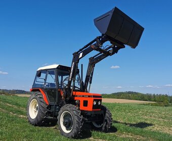 ZETOR 7245 S ČELNÍM NAKLADAČEM QUICKE 520 - 3