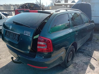 Škoda Octavia II 2.0 TDI ( BMM ) 103kW r.2006 zelená na náhr - 3