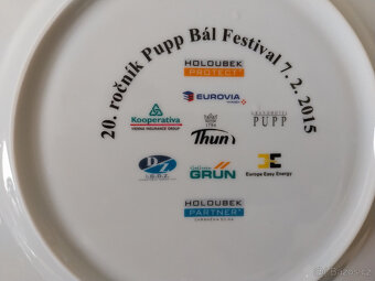 Karlovarský festival Pupp bál 2015, reklamní talíř - 3