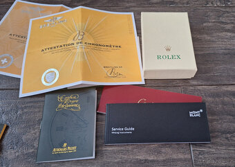 Krabice, servisné knižky + certifikáty ROLEX, Breitling.... - 3