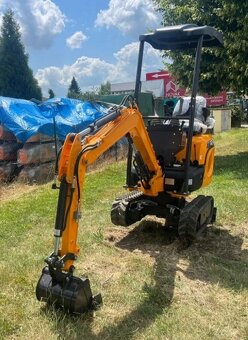 minibagr, motor Kubota, bagřík, roztahovací pásy - 3