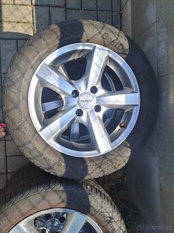 ALU KOLA DEZENT 7jX16h2 et15 + LETNÍ PNEU 215/55r16 - 3